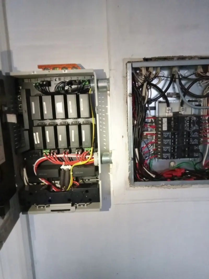 Electrical panel upgrade completed for Indoor Lighting Installation in Orange